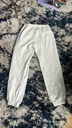 John Galt white rosa new york sweatpants