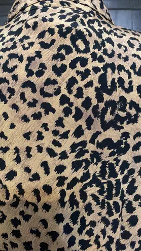Robbie Bee Vintage animal print silk dress. Size 6