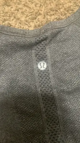 Lululemon Gray V-Neck Swiftly Tech