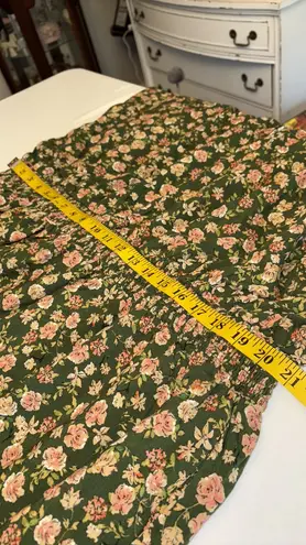 Lost + Wander dress wide neckline w/keyhole opening & tie lined floral Sz 3X NWT