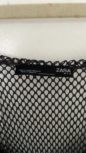 ZARA Mesh Mix Material Dress