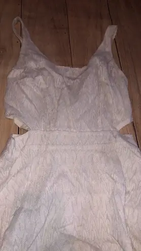 Bethany Mota Lace White Summer Dress