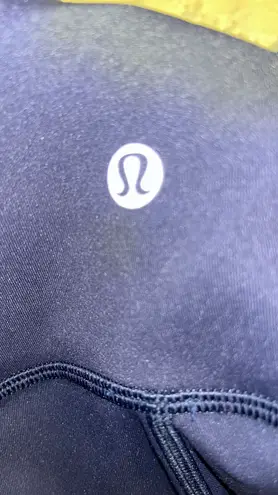 Lululemon Navy Blue Mesh Leggings