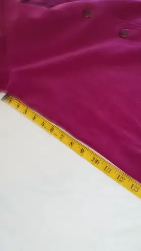 Briggs button down blouse petite long sleeve large buttons VTG 80s/90s Sz LG PET Pink