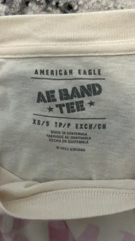 American Eagle Nirvana graphic tee shirt