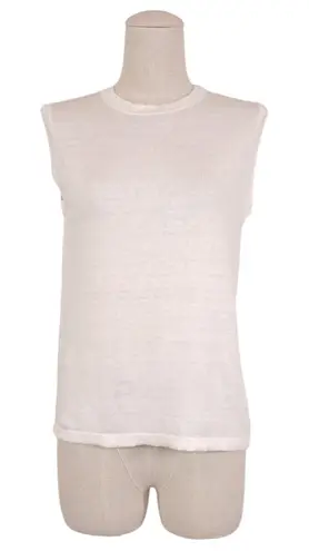 Jenni Kayne Linen Tank White Sz Small