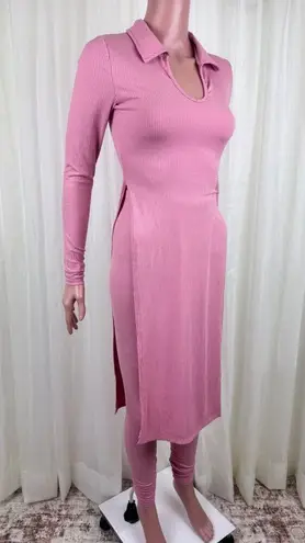 Women's Two Piece Legging & Sweater Set *No Size Tag* Pink