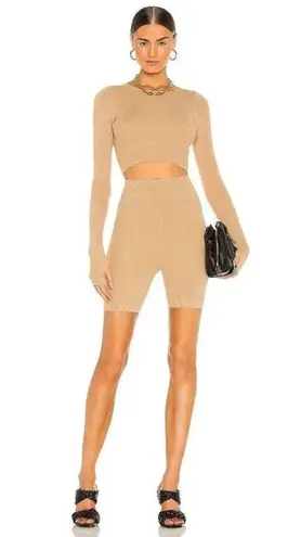 Atoir Noah Knit Shorts in Sepia X