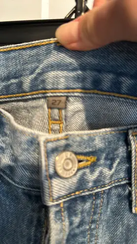 LF Jeans Distressed Ripped With logo On Side