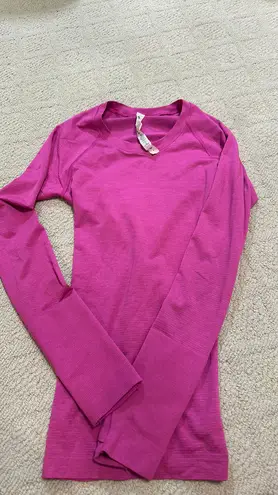 Lululemon Sonic Pink Swiftly Tech Long Sleeve