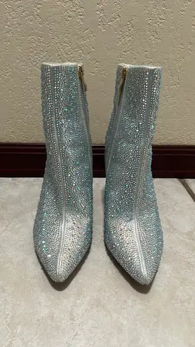 Pazzle Blue rhinestone boots - Image 2