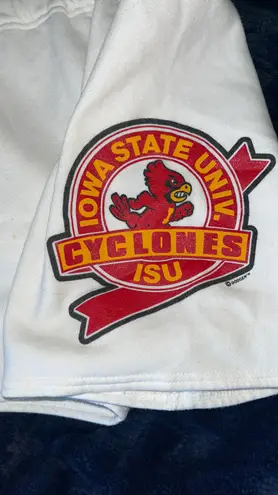 Iowa State Sweatshort White Size L