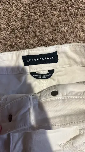 Aeropostale White Denim Shorts