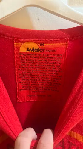 Aviator Nation logo crew neck