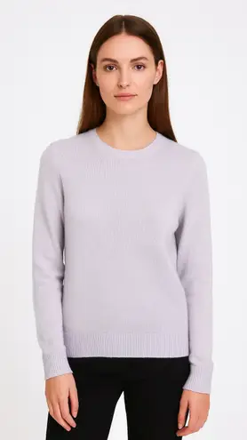 C BY BLOOMINGDALES CASHMERE SWEATER SERENITY BLUE CREW NECK SWEATER SIZE M Purple Size M