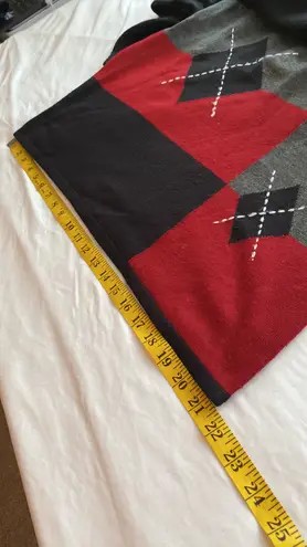 Sag Harbor sweater long sleeve rounded neckline color block size large petite