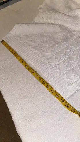 American Living sweater cable knit mock turtleneck long sleeve 100% cotton Sz LG