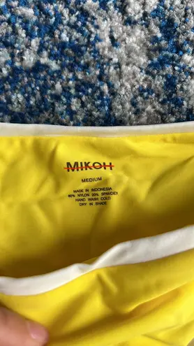 Mikoh Marseille Bikini Top AND bottom in Starfruit yellow