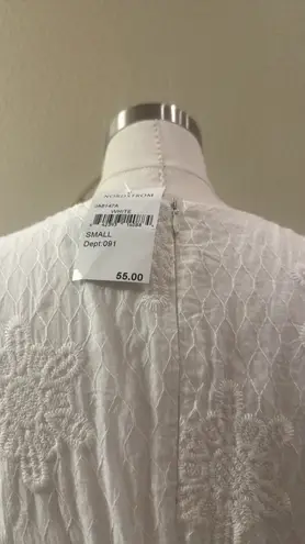 Dee Elly NWT Tie Front Embroidered Romper