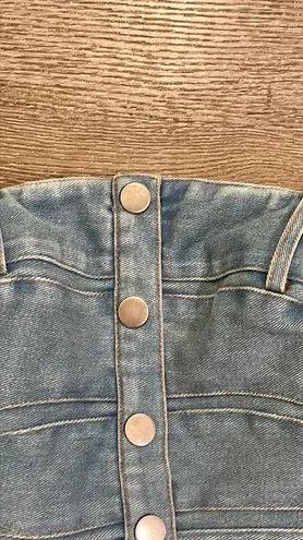 Privy Denim Tube Top