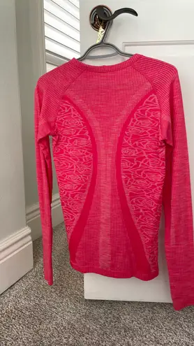 Lululemon Lulu Hot pink long sleeve