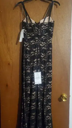 Jump Lace Cut Out Prom Dress