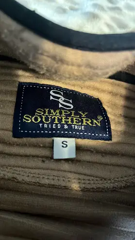 Simply Southern Brown Pullover Sweater