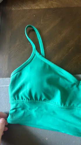 Lululemon Green Sports Bra