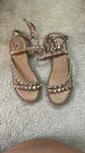 Madden Girl Made Girl Stud Sandals 