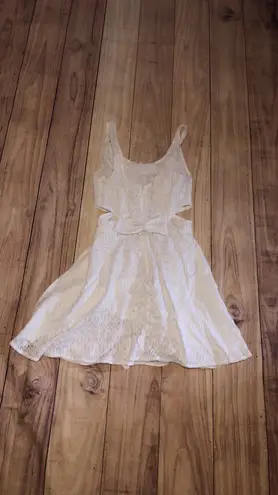 Bethany Mota Lace White Summer Dress