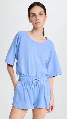 Beyond Yoga Beach Day Oversized Tee Blue