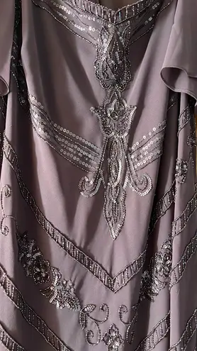 Bridesmaid Prom Gala Formal Vintage 50’s Dress Purple Size L