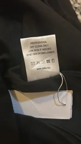 Area NYC AREA Embellished jersey halterneck mini dress size S