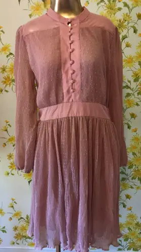 The Moon Vintage style button up midi dress size L