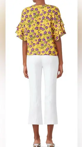 Delphi Collective Floral Sienna Top Size XS Yellow