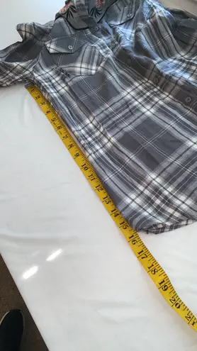 Wonderly button down shirt Western Wear long sleeve embroidered top Size XS NWT