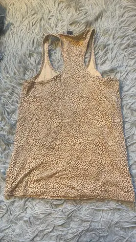 Mango basics cheetah tank top