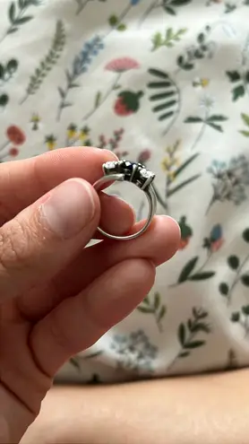 Three stone sapphire ring Size 5