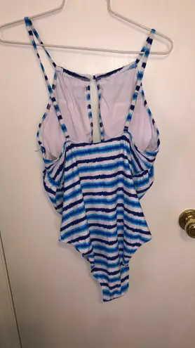 Cupshe One Piece Blue Swimsuit