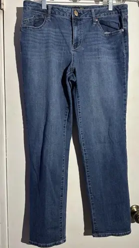 1822 Denim Women's Skinny Jeans by in Blue Size 16