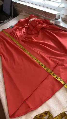 Judith March kimono jacket belted waist wide fringed sleeves size small