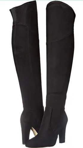 Ivanka Trump NWOB Saffri Over The Knee Faux Suede Boots