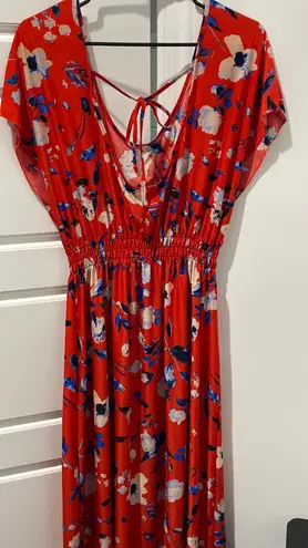 YOUNG USA Summer Floral Midi Sundress Dress