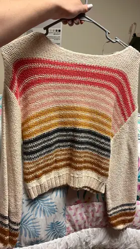 Billabong Rainbow Cropped Sweater