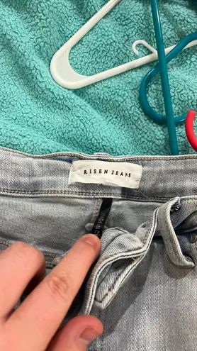 Risen light wash jeans