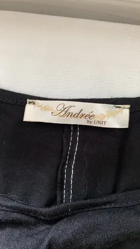 Andree by Unit dress sleeveless tank style unique stitching look loose fit Sz LG