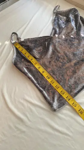 Kaari Blue Intimates crop tank adjustable straps sweetheart neckline Sz small