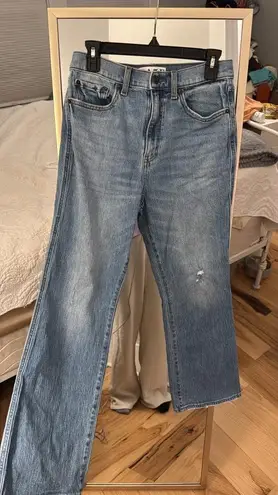 Daze Denim Vintage SoHo High Rise Ankle Flare Blue Size 28