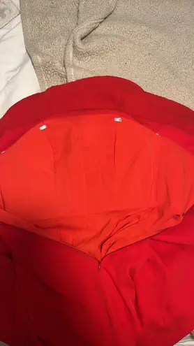 Strapless Red Long Dress Size XS