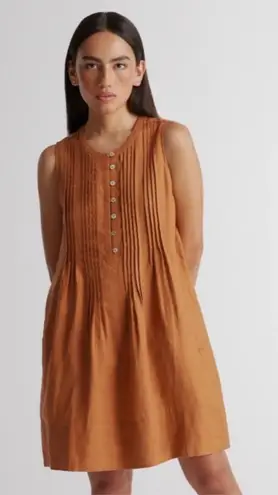 Quince 100% European Linen Sleeveless Swing Dress size Medium